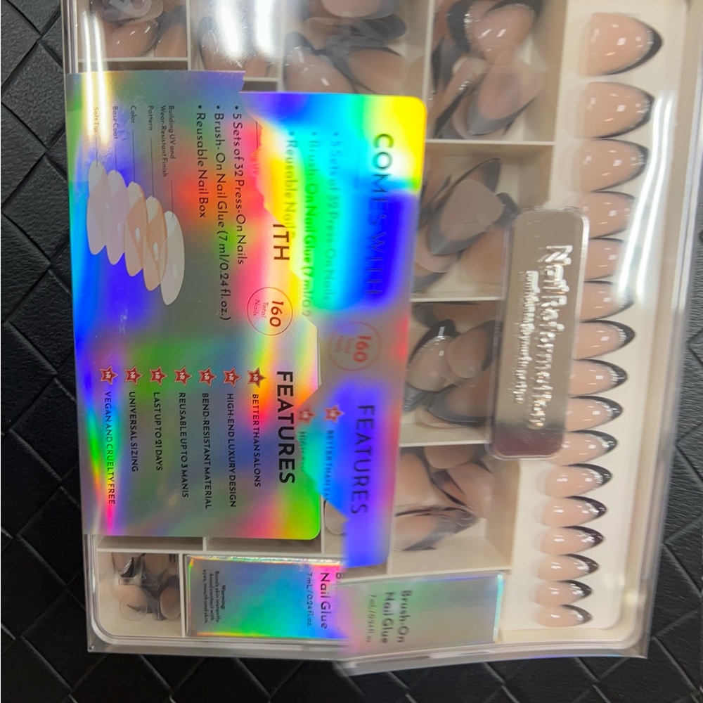 Nail Reformation French Tip Press-On Nails 160 count